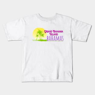 Life's a Beach: Grand Bahama Island, Bahamas Kids T-Shirt
